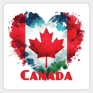 Love Canada Sticker